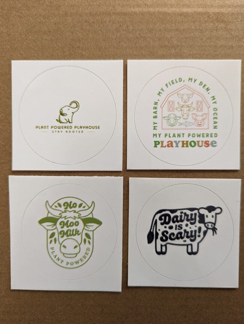 Plant Powered Playhouse 4 Sticker Combo Pack